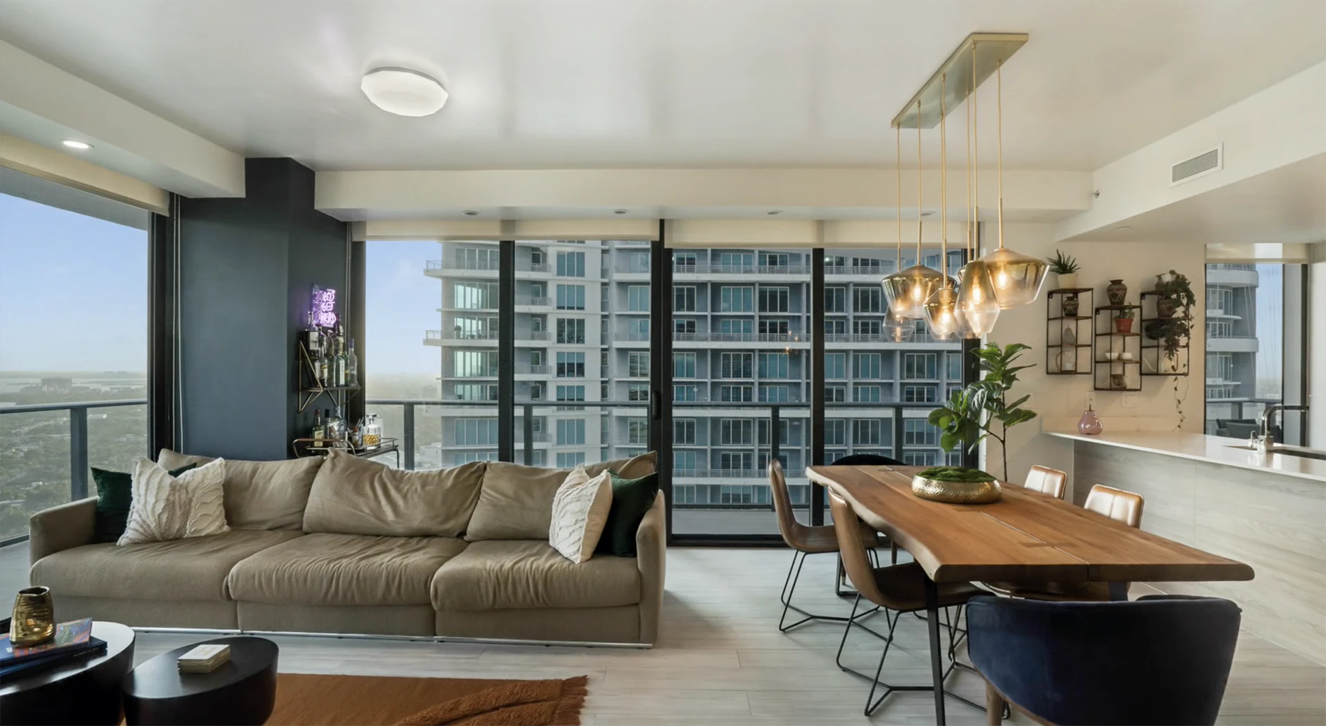 Aerial Recon Media real estate videography of a Miami luxury home